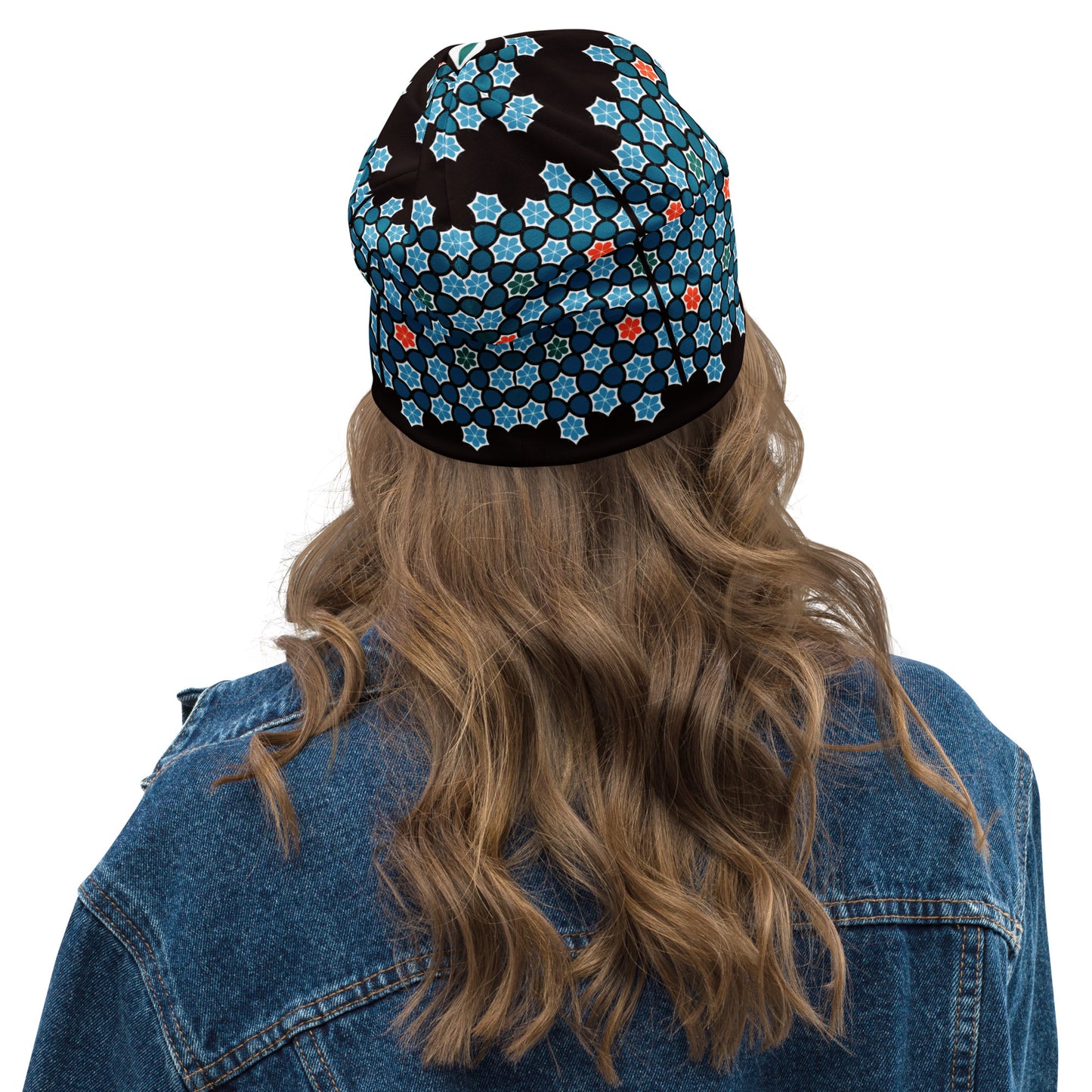 Traditional Arabesque Decorative Ornament - All-Over Print Beanie by Craitza©