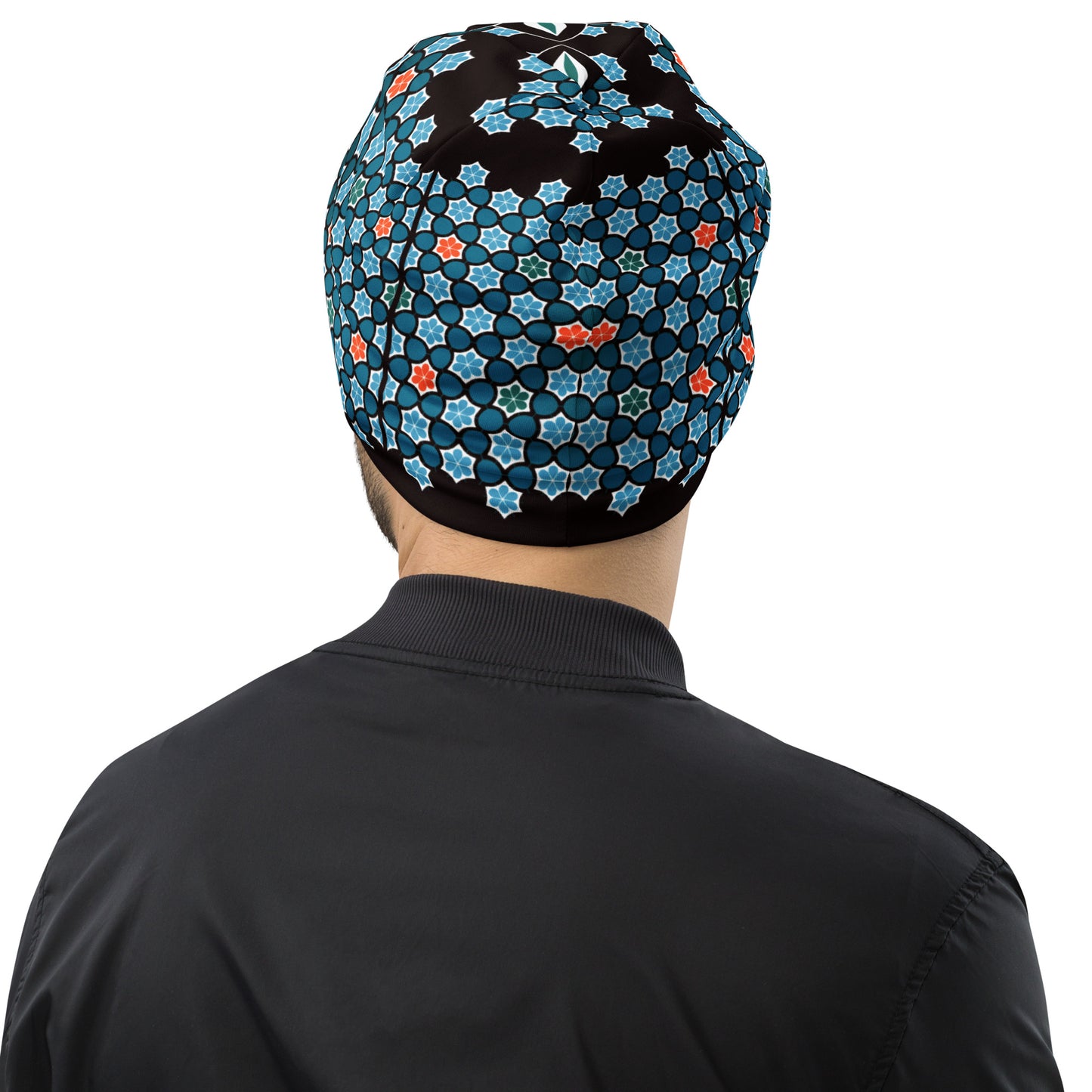 Traditional Arabesque Decorative Ornament - All-Over Print Beanie by Craitza©