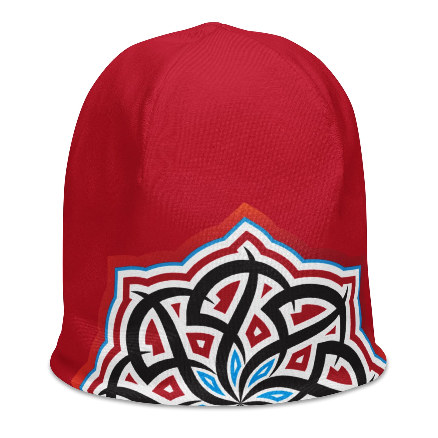 Arabian Summer Dream - All-Over Print Beanie by Craitza© Red Edition