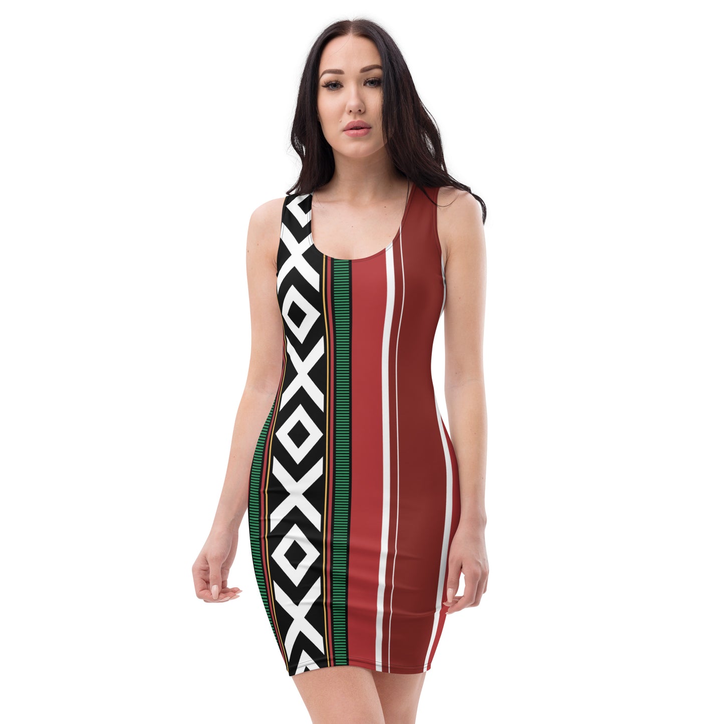 The Arabian Bedouin Sadu  Style Traditional Motif - Bodycon dress by Craitza©