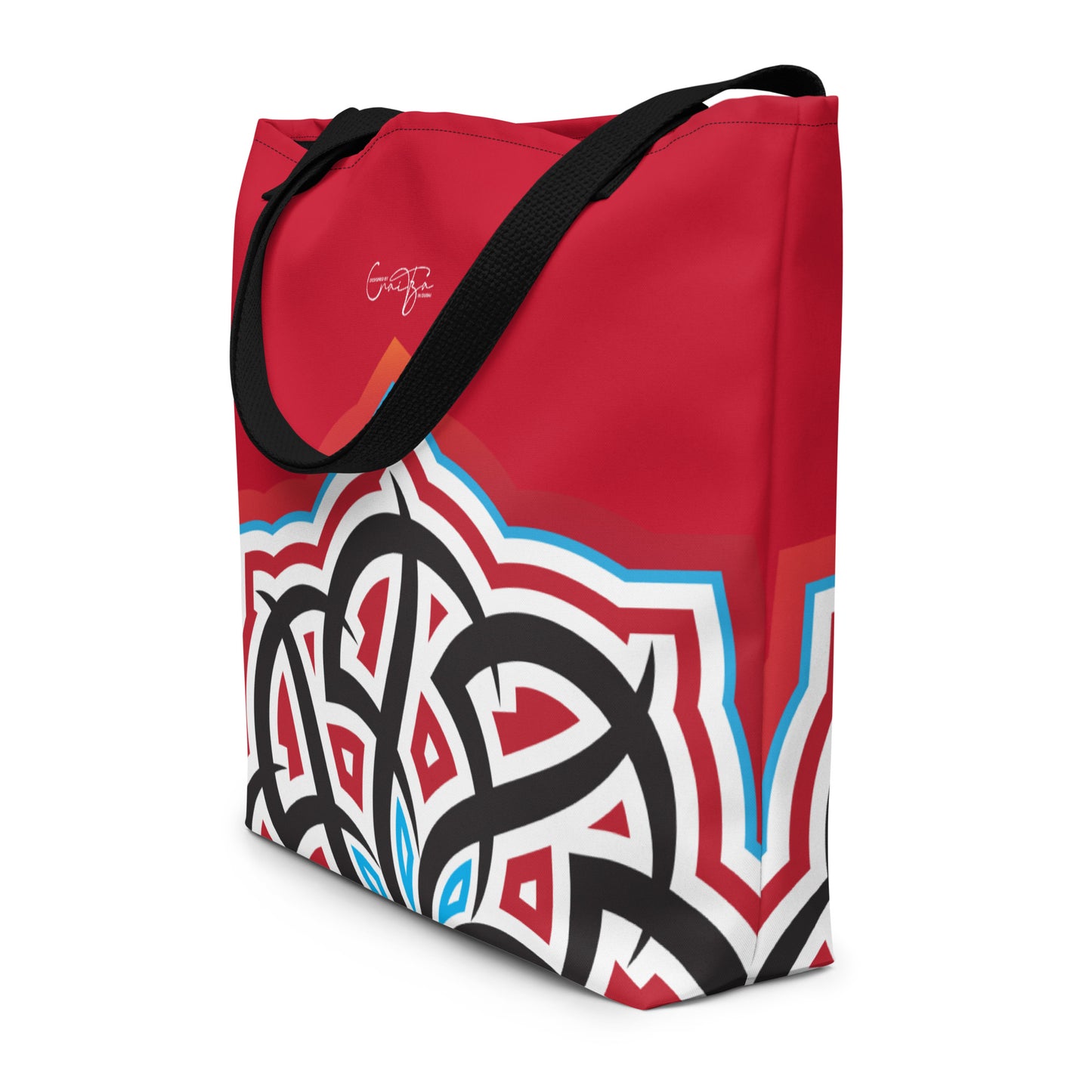 Arabian Summer Dream - All-Over Print Large Tote Bag by Craitza© Red Edition