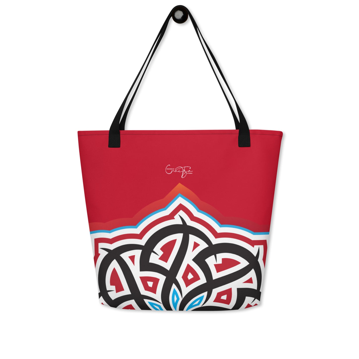 Arabian Summer Dream - All-Over Print Large Tote Bag by Craitza© Red Edition