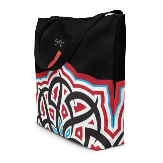 Arabian Summer Dream - The All-Over Print Large Tote Bag by Craitza© Black Edition