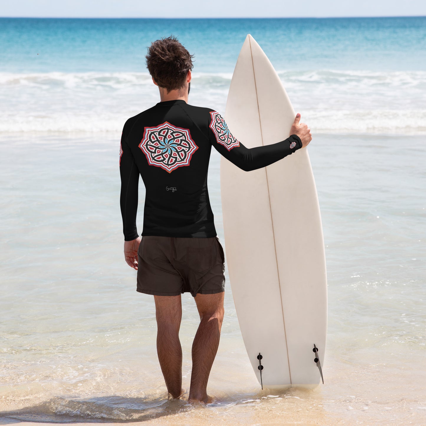 Arabian Summer Dream - Men's Rash Guard by Craitza© Black Edition