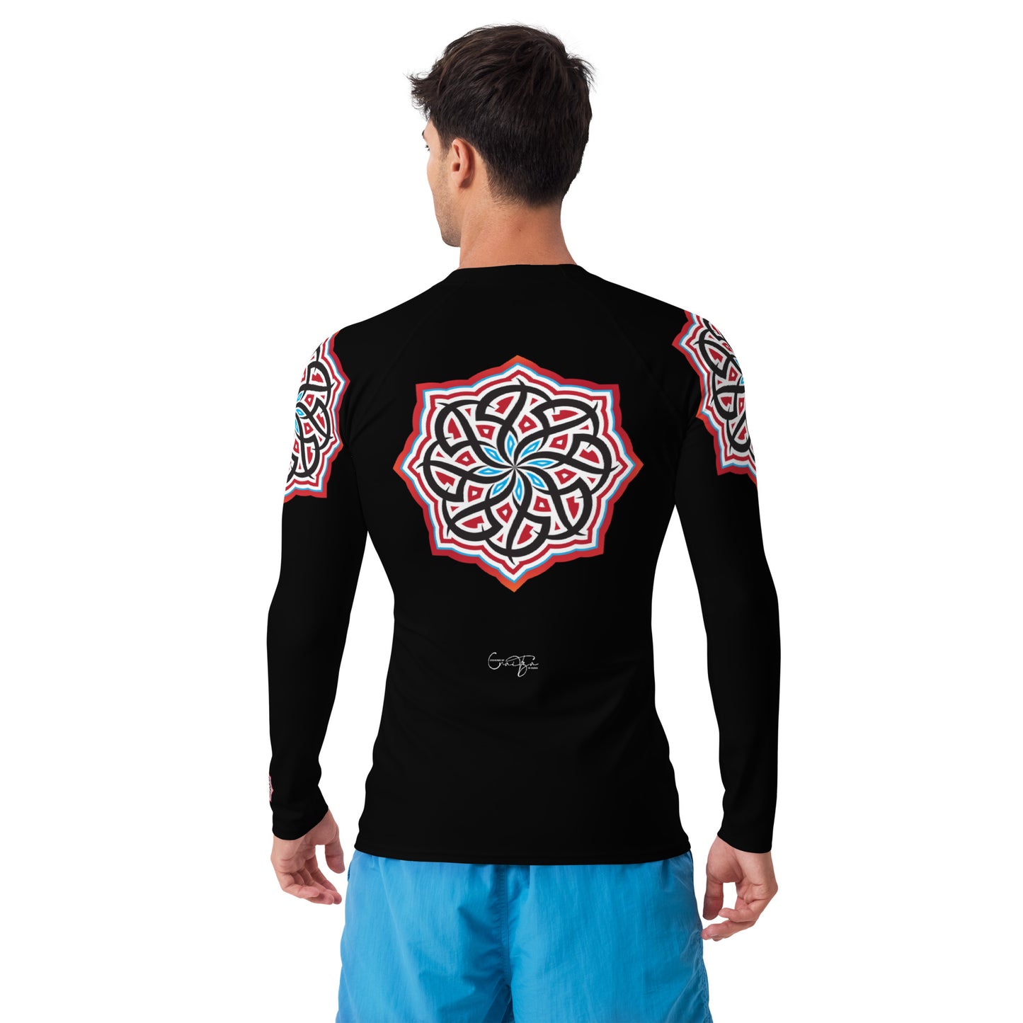 Arabian Summer Dream - Men's Rash Guard by Craitza© Black Edition