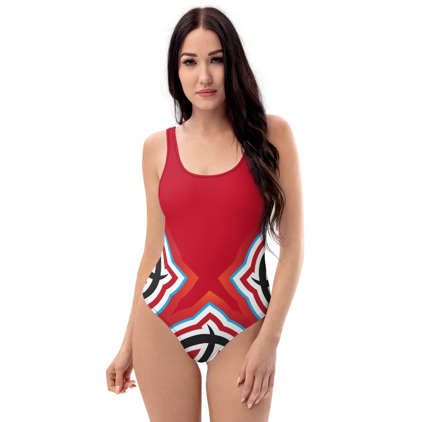 Arabian Summer Dream Red - One-Piece Swimsuit by Craitza© Red Edition