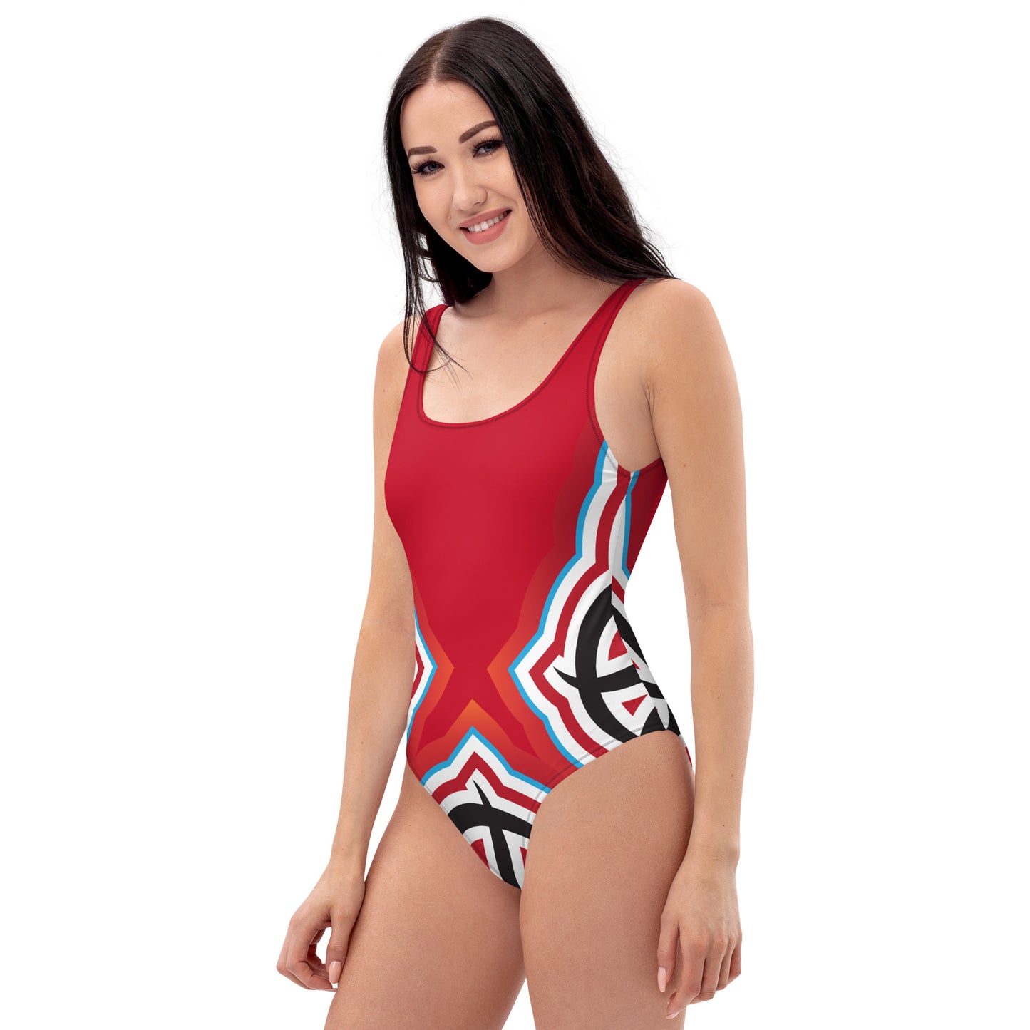 Arabian Summer Dream Red - One-Piece Swimsuit by Craitza© Red Edition