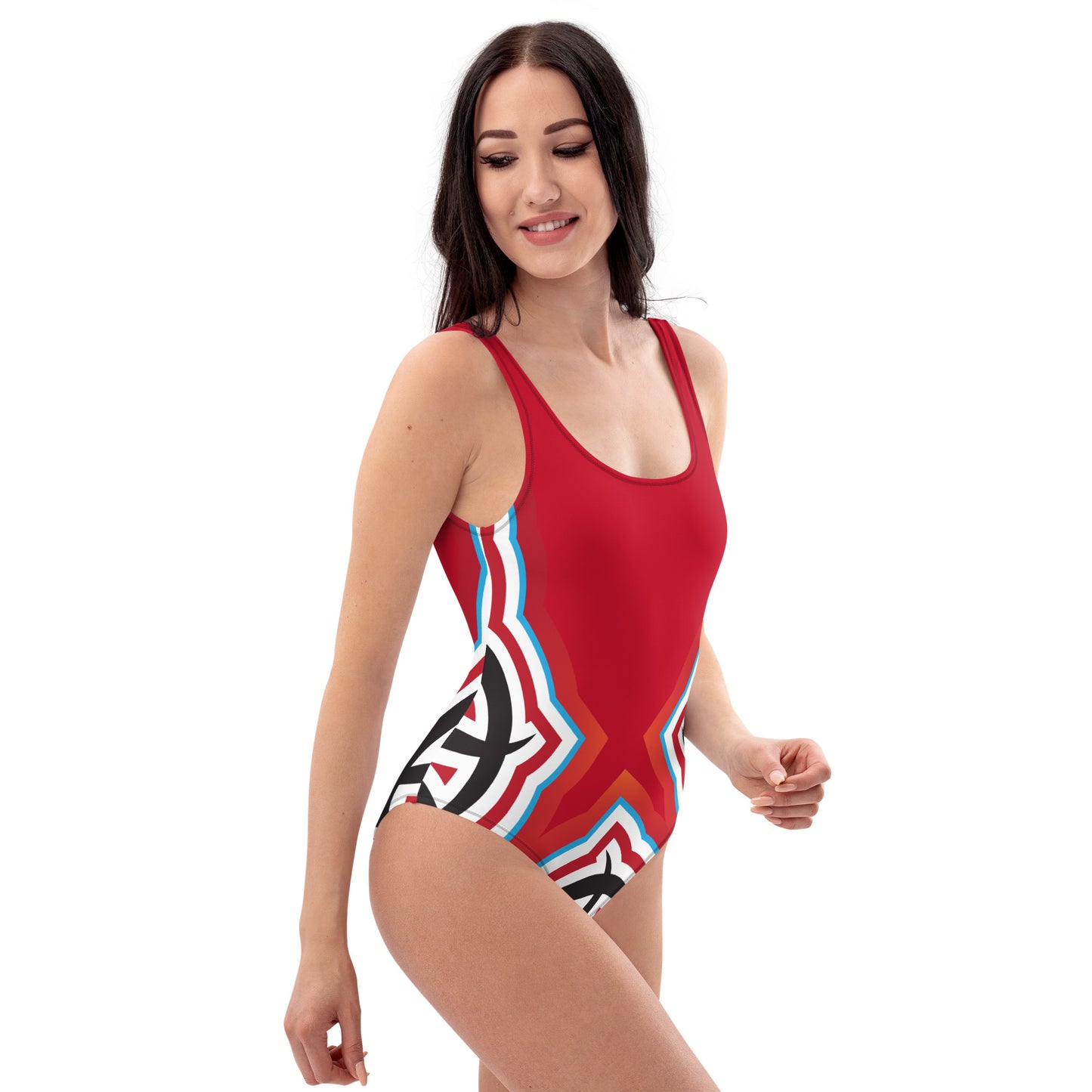 Arabian Summer Dream Red - One-Piece Swimsuit by Craitza© Red Edition