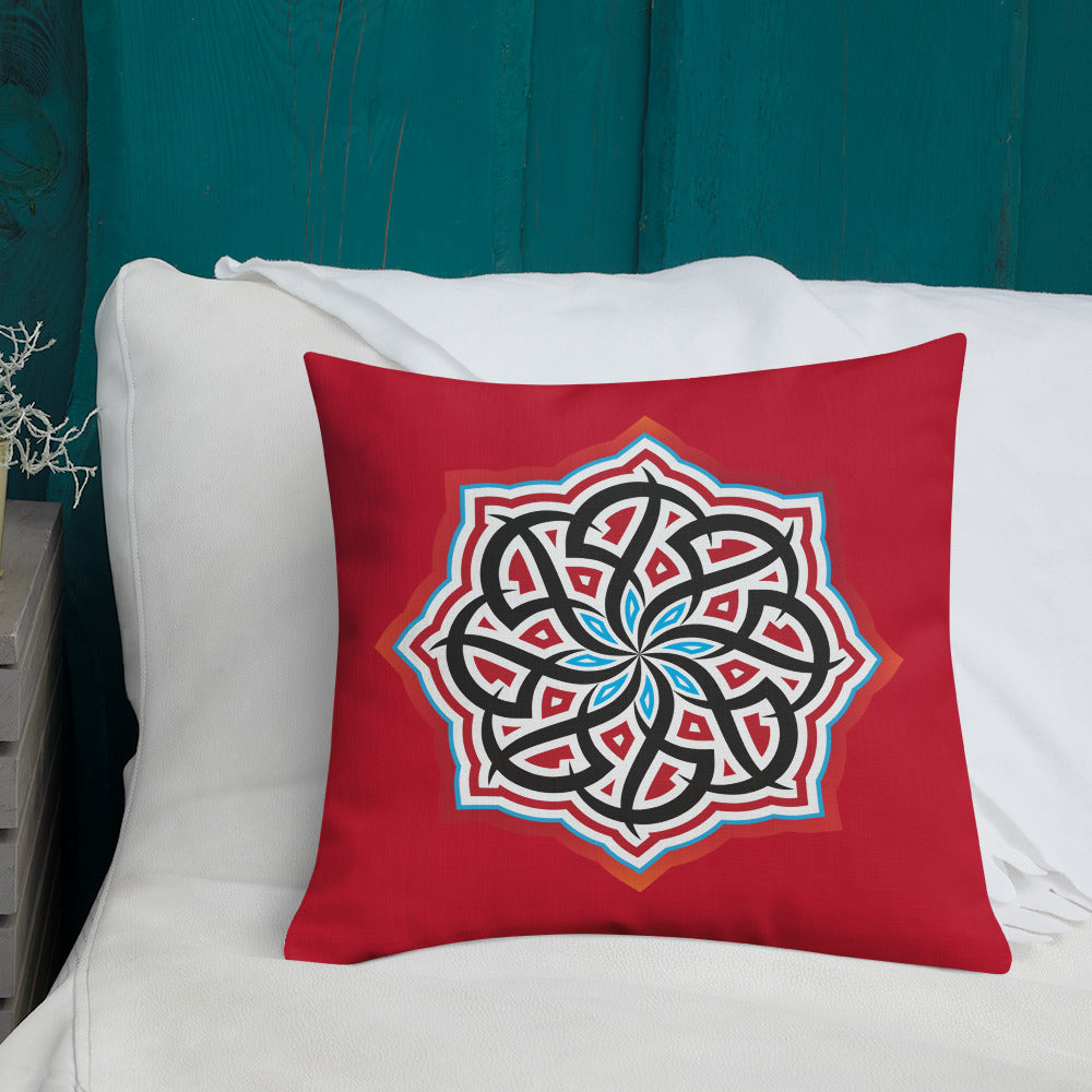 Arabian Summer Dream Red - Premium Pillow by Craitza© Red Edition