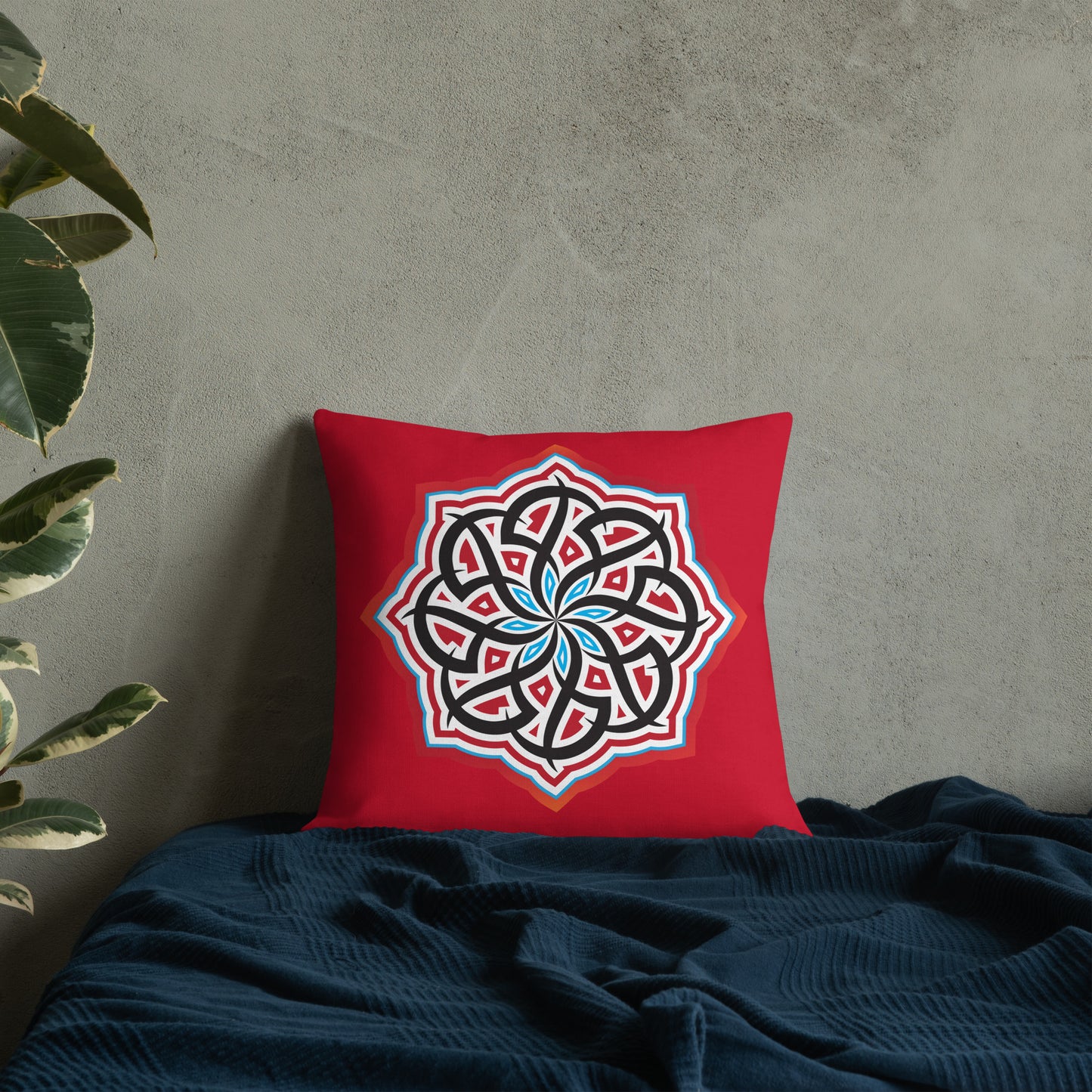 Arabian Summer Dream Red - Premium Pillow by Craitza© Red Edition