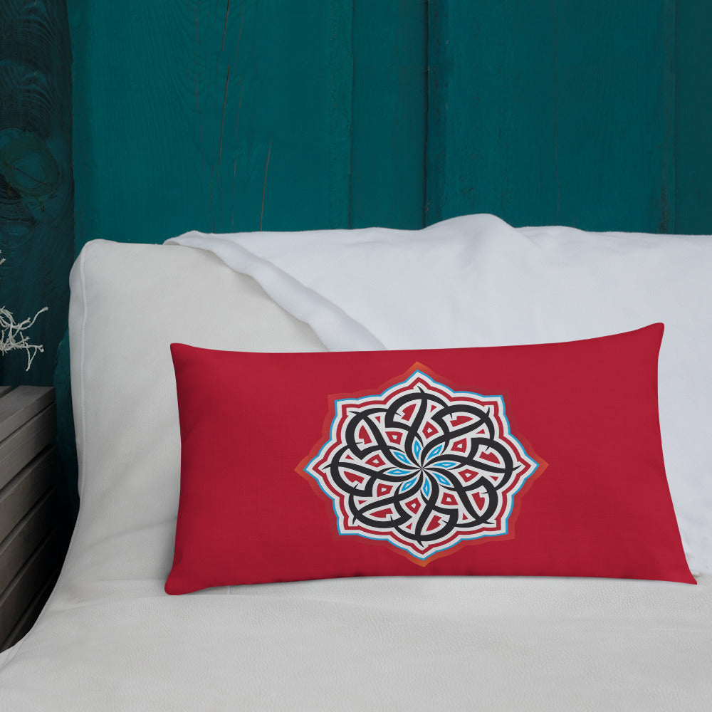 Arabian Summer Dream Red - Premium Pillow by Craitza© Red Edition