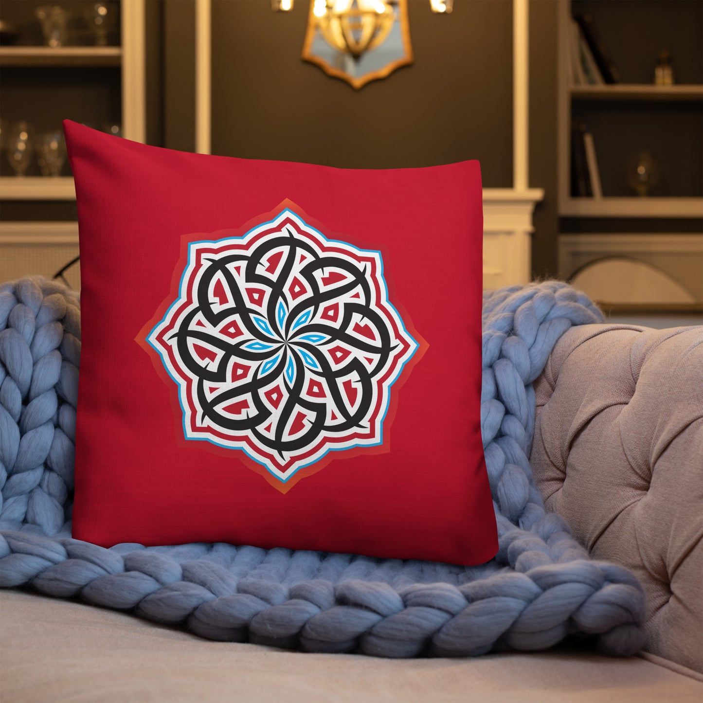 Arabian Summer Dream Red - Premium Pillow by Craitza© Red Edition