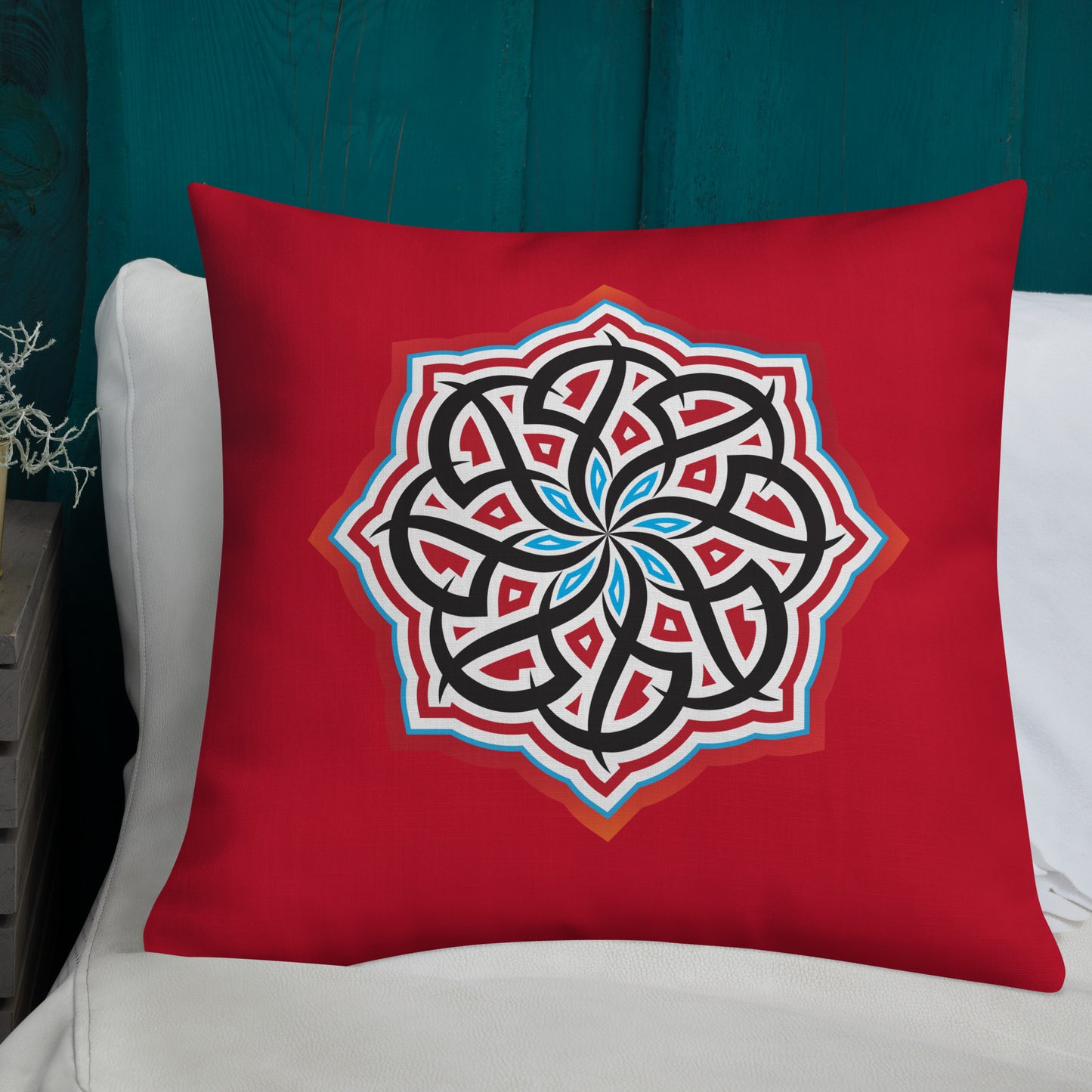 Arabian Summer Dream Red - Premium Pillow by Craitza© Red Edition