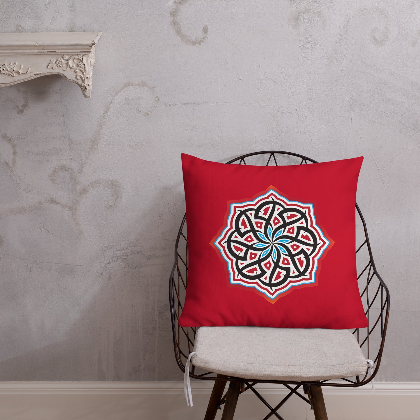 Arabian Summer Dream Red - Premium Pillow by Craitza© Red Edition