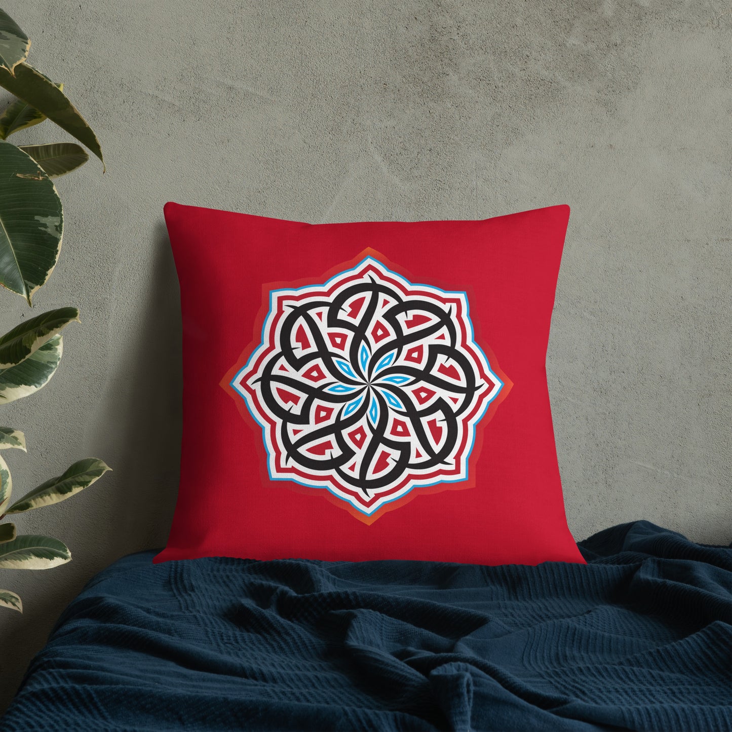 Arabian Summer Dream Red - Premium Pillow by Craitza© Red Edition