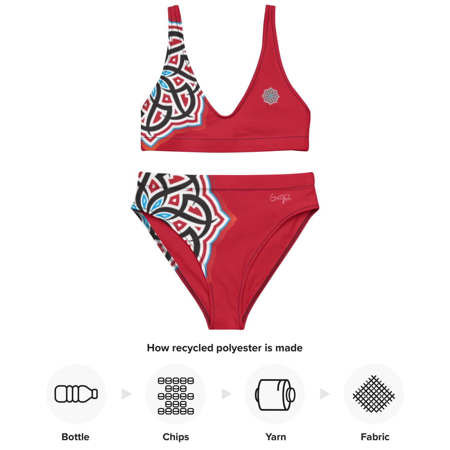 Arabian Summer Dream - High-waisted bikini by Craitza© Red Edition