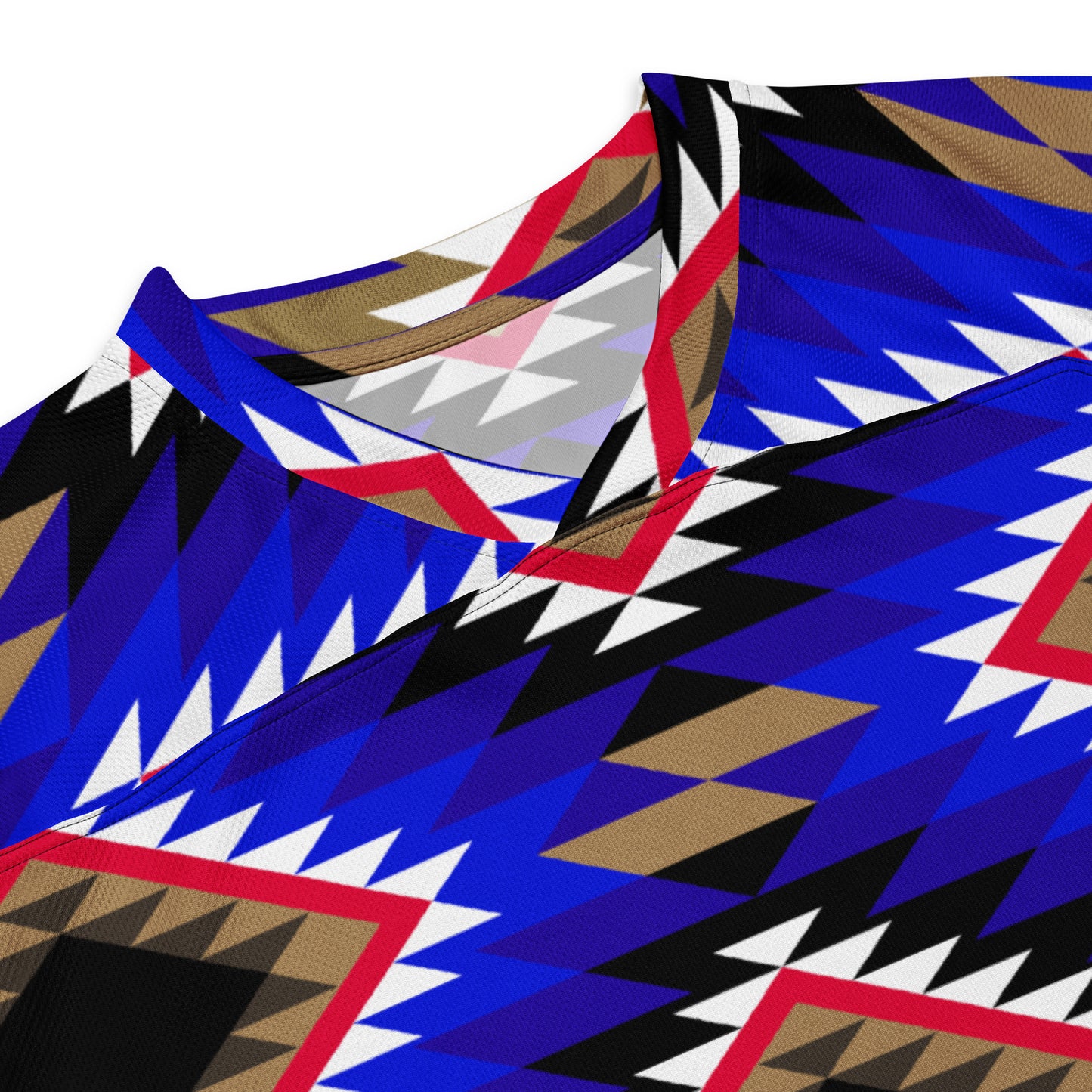 Blue Sadu Diamonds - Hockey Fan Jersey by Craitza©