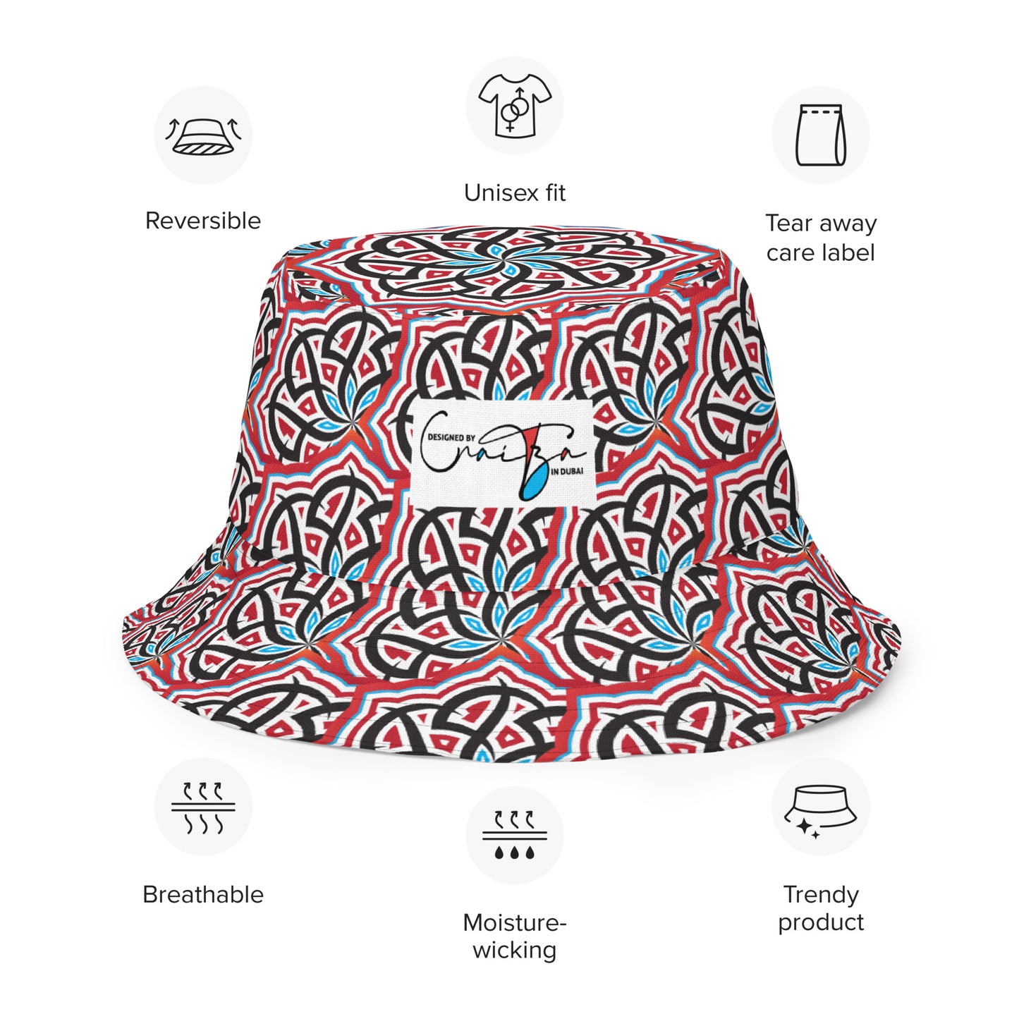 Arabian Summer Dream - Reversible bucket hat by Craitza©