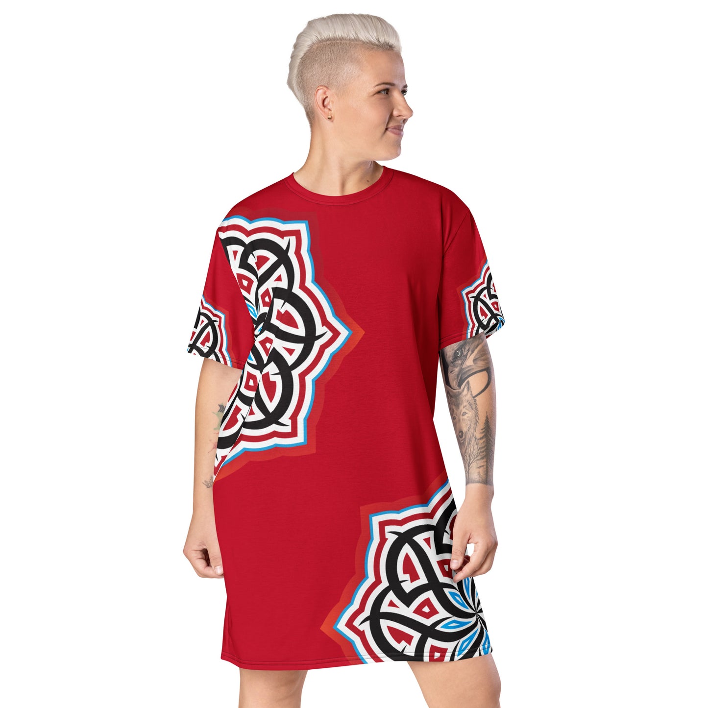 Arabian Summer Dream - T-shirt dress by Craitza© Red Edition