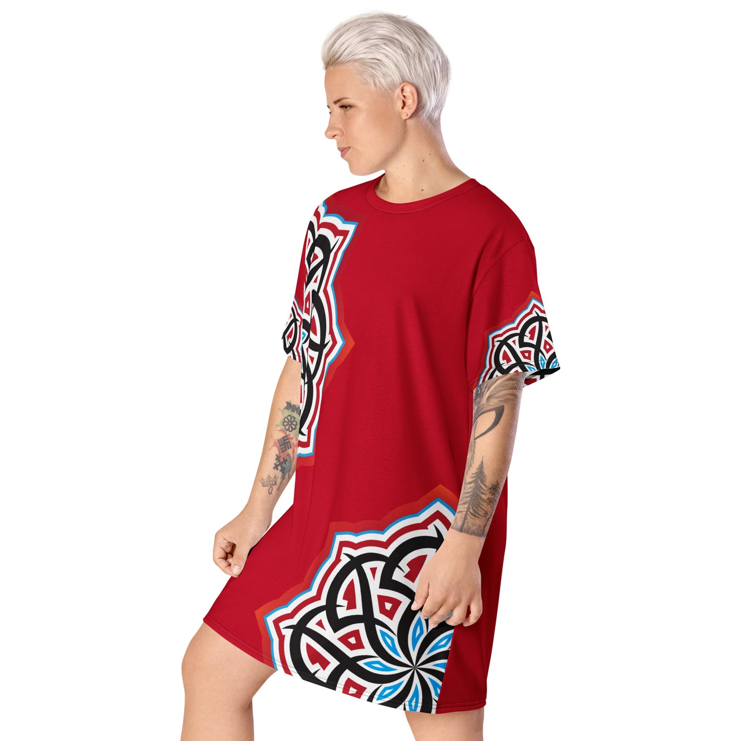 Arabian Summer Dream - T-shirt dress by Craitza© Red Edition