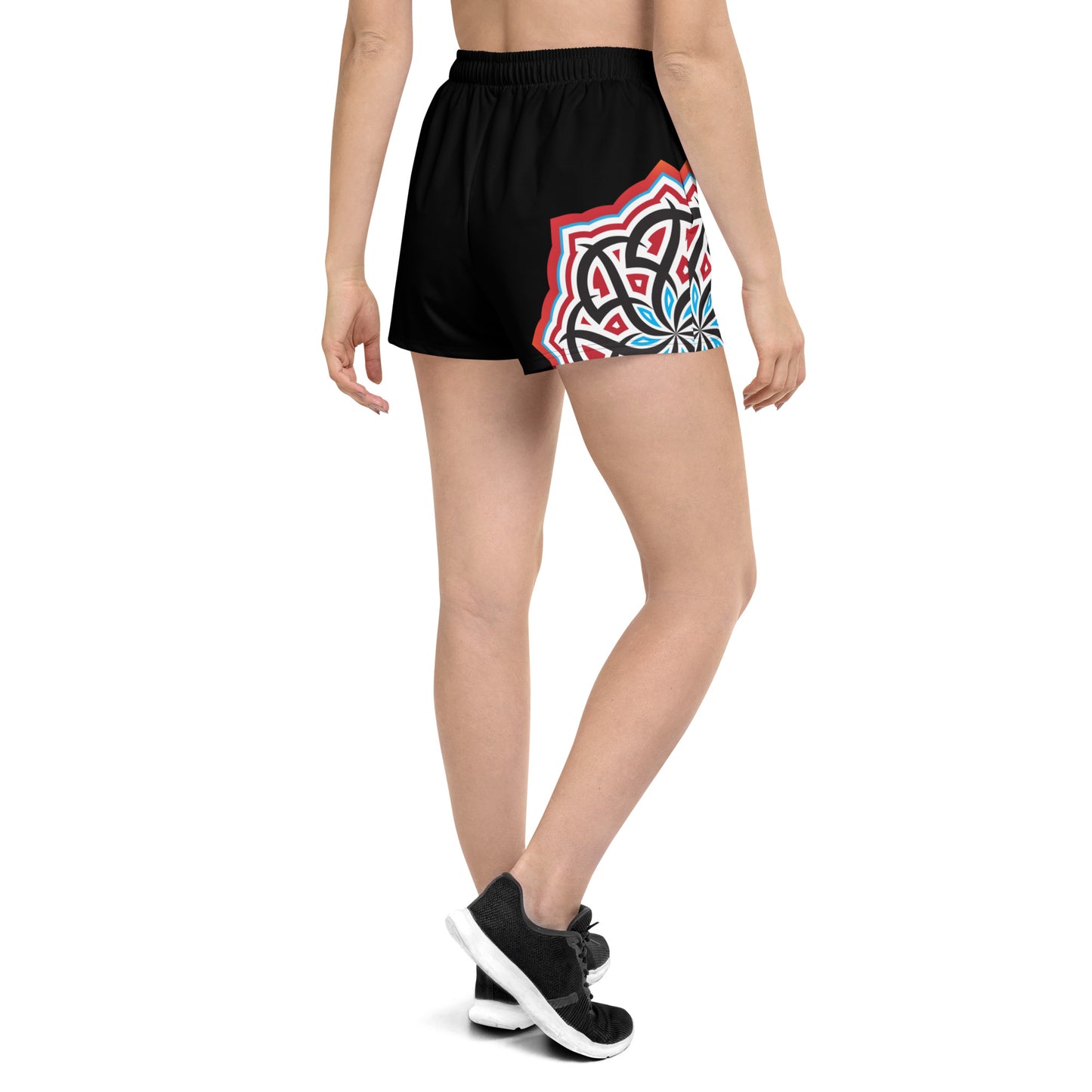 Arabian Summer Dream - Women’s Recycled Athletic Shorts by Craitza© Black Edition