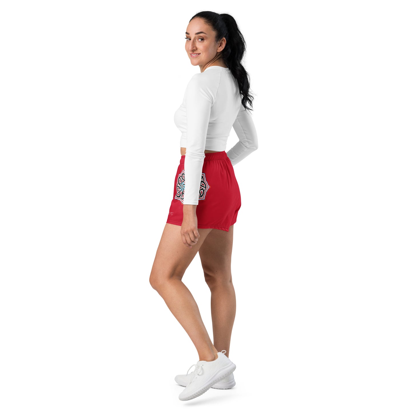 Arabian Summer Dream - Women’s Athletic Shorts by Craitza©  Red Edition