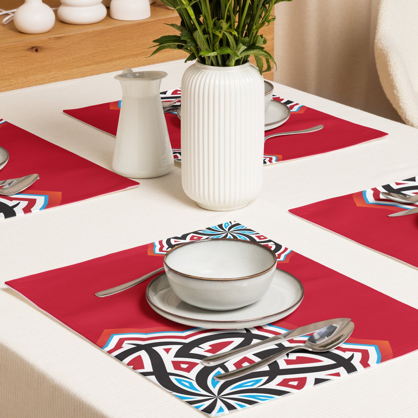 Arabian Summer Dream - Placemat Set by Craitza© Red Edition