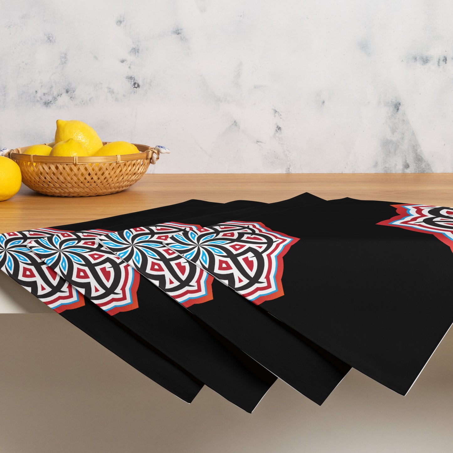 Arabian Summer Dream - Placemat Set by Craitza© Black Edition