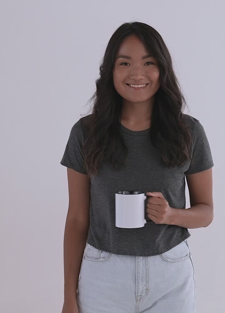 White Ceramic Mug with Color Inside.mp4