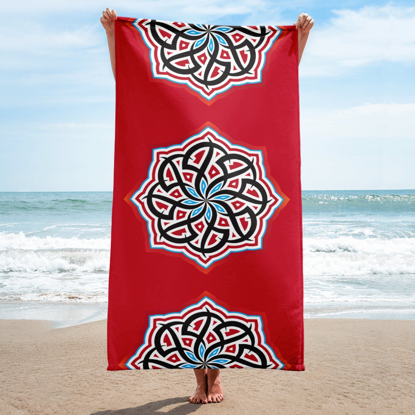 Arabian Summer Dream Red - Towel by Craitza© Red Edition