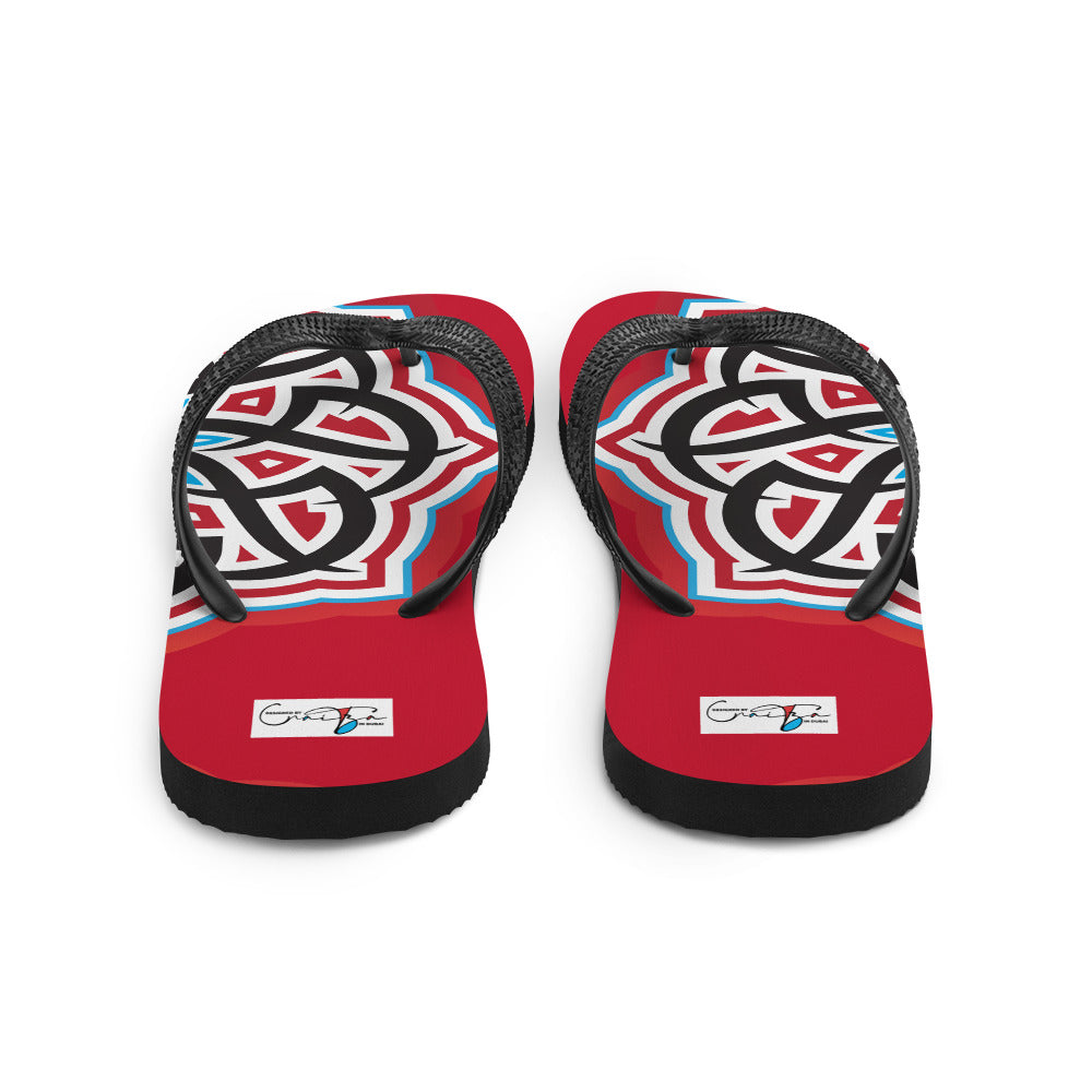 Arabian Summer Dream Red - Flip-Flops by Craitza© Red Edition