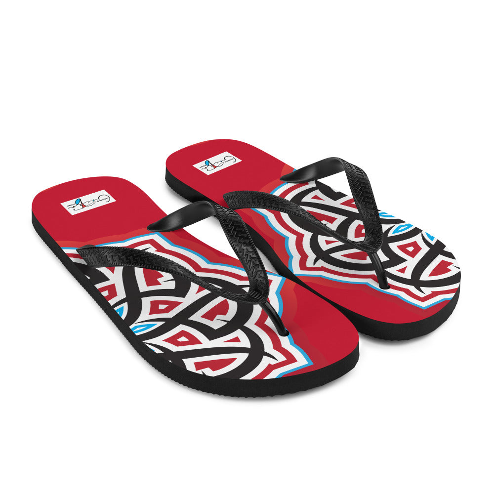 Arabian Summer Dream Red - Flip-Flops by Craitza© Red Edition