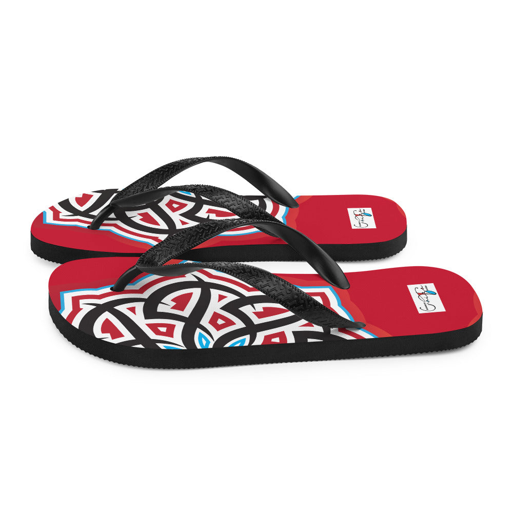 Arabian Summer Dream Red - Flip-Flops by Craitza© Red Edition