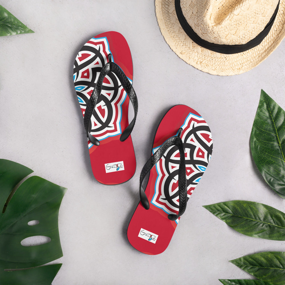 Arabian Summer Dream Red - Flip-Flops by Craitza© Red Edition