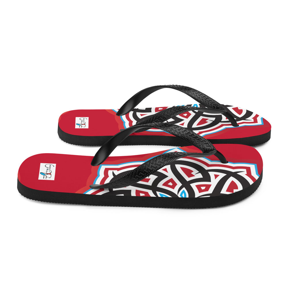 Arabian Summer Dream Red - Flip-Flops by Craitza© Red Edition