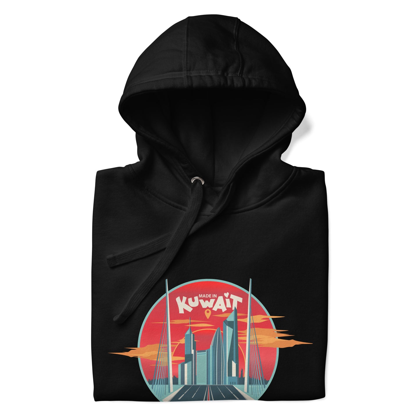 Made In Kuwait Unisex Hoodie by Craitza