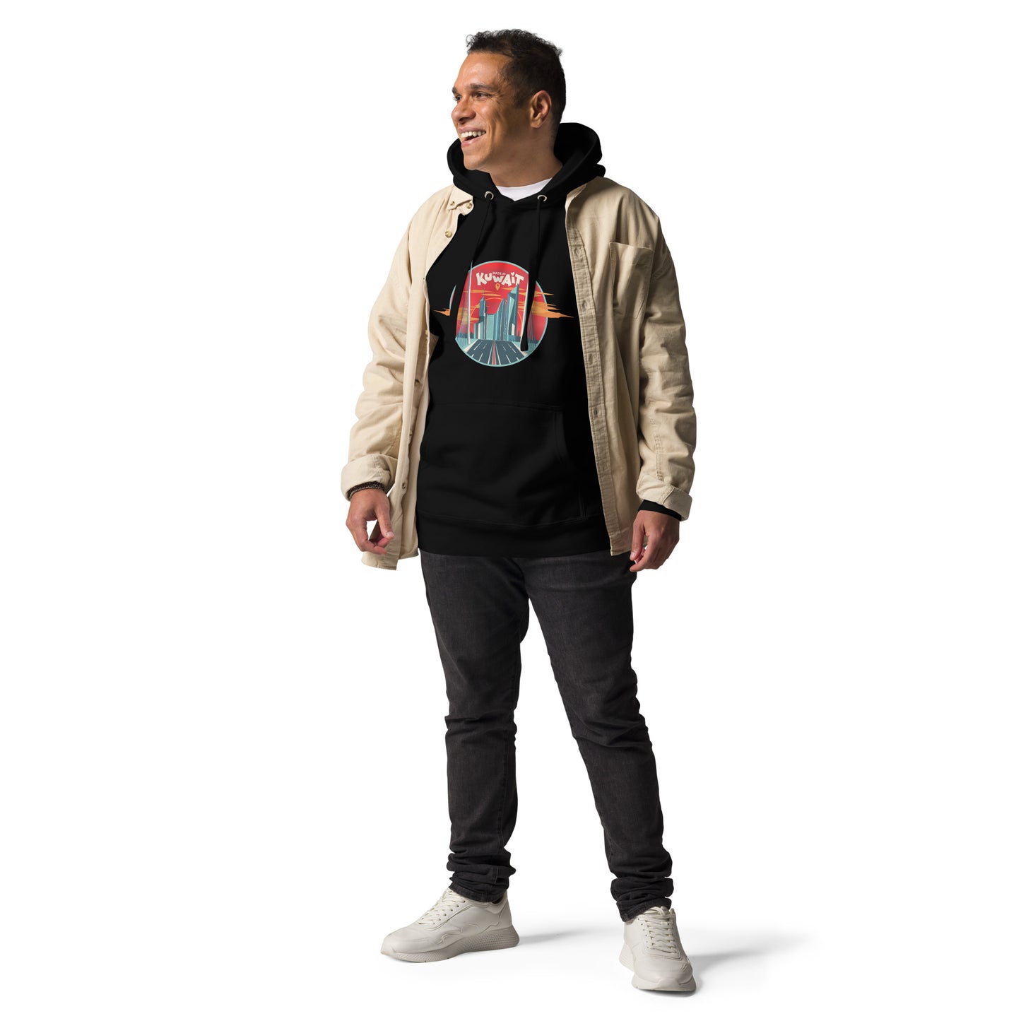 Made In Kuwait Unisex Hoodie by Craitza