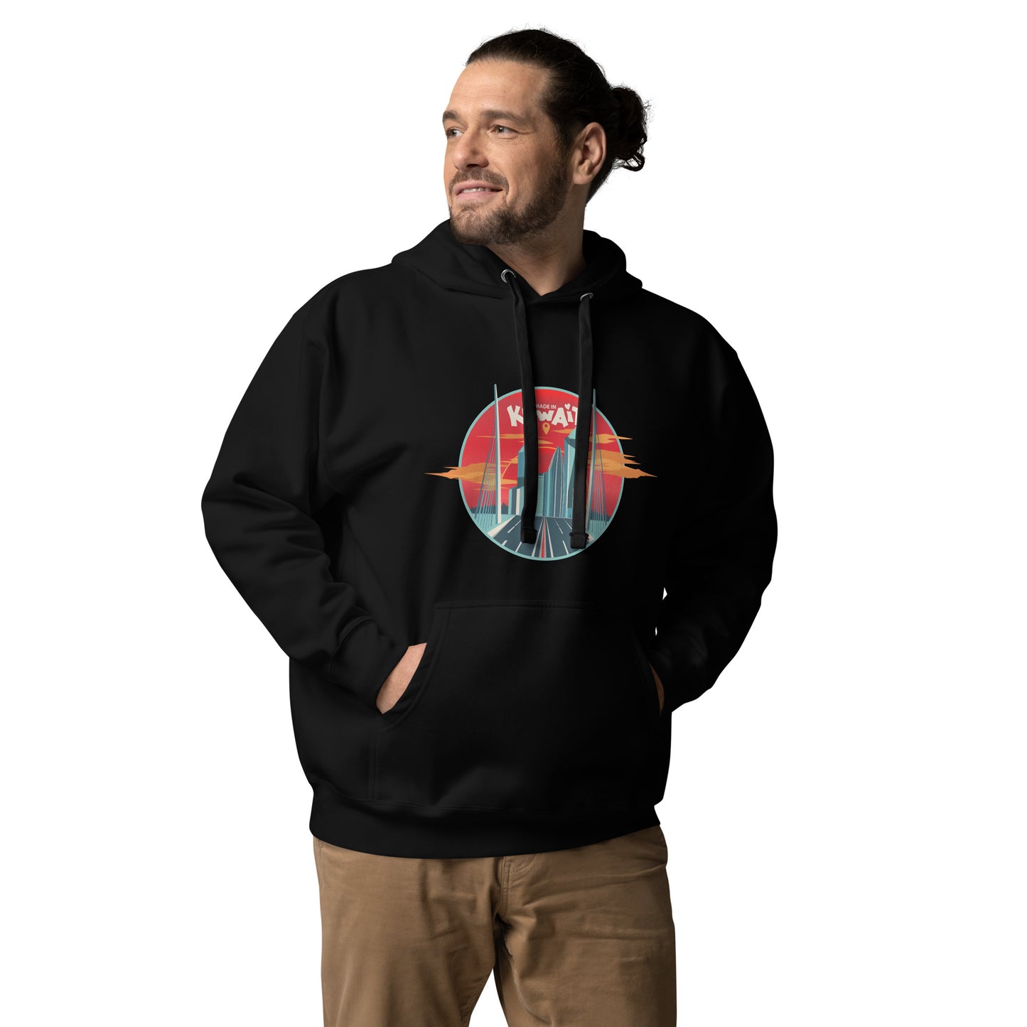 Made In Kuwait Unisex Hoodie by Craitza