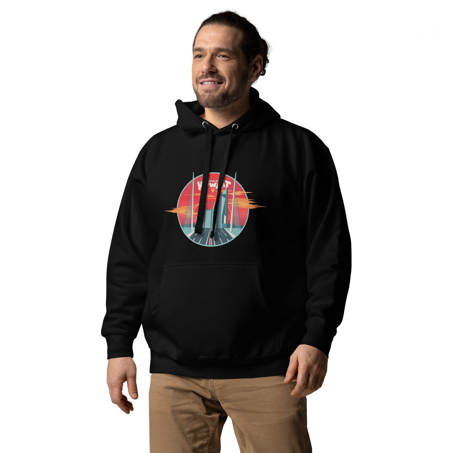 Made In Kuwait Unisex Hoodie by Craitza