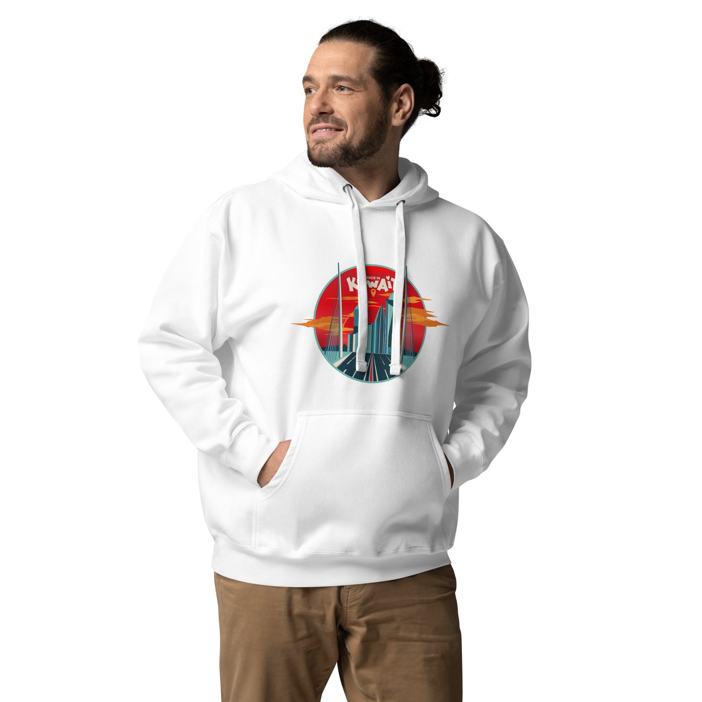 Made In Kuwait Unisex Hoodie by Craitza