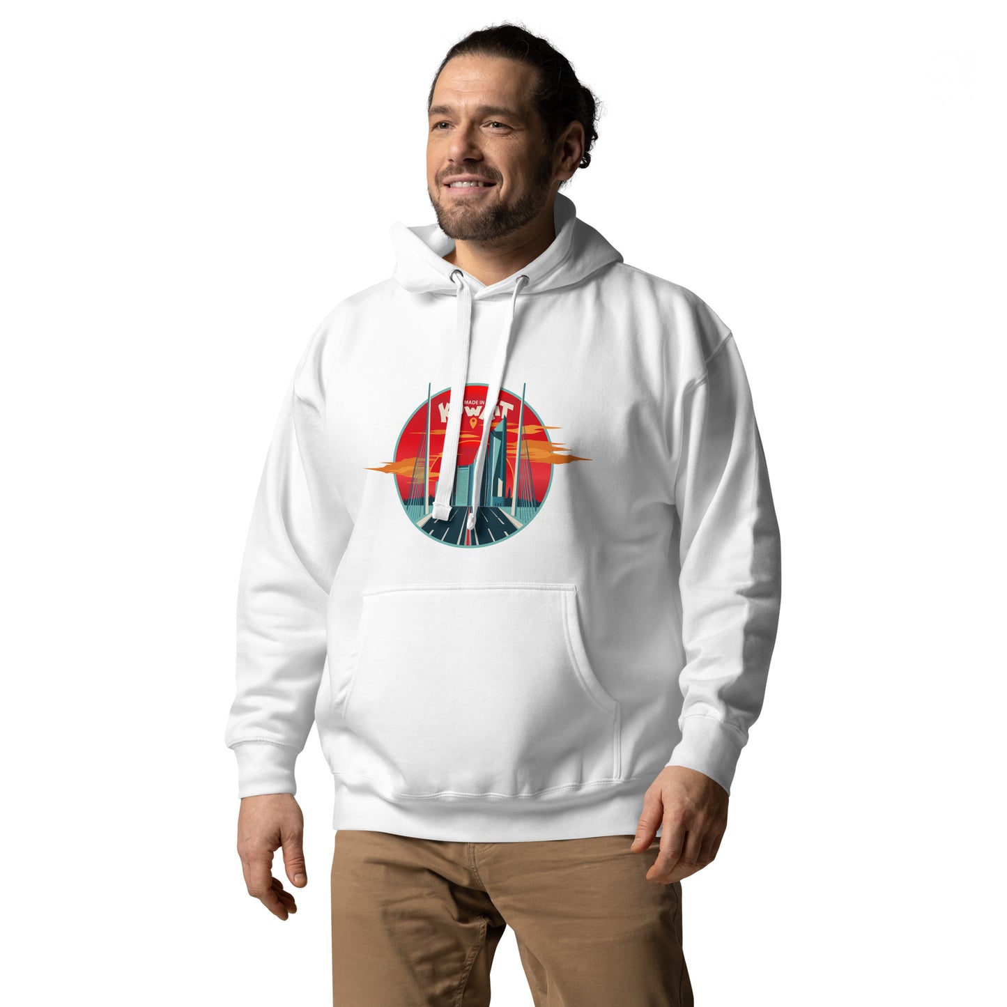 Made In Kuwait Unisex Hoodie by Craitza